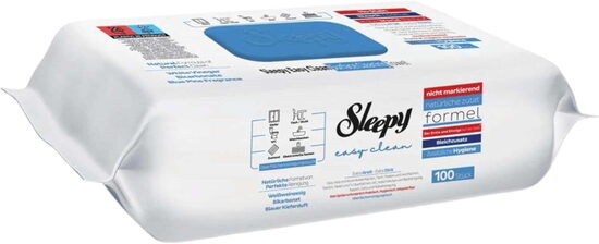 Sleepy Easy Clean Bleach Additive (blue) универсальные влажные салфетки для очистки поверхностей (100 шт.)
